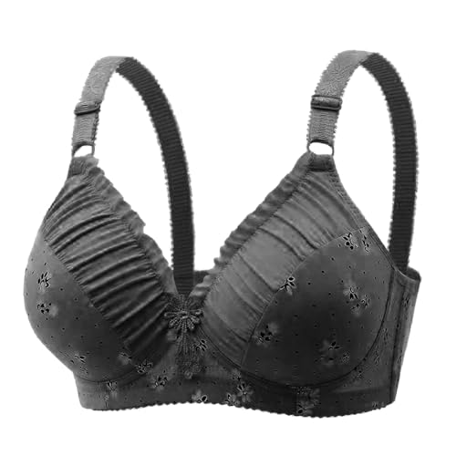 Soutien-gorge de sport sans fil rose push-up grand bonnet réglable