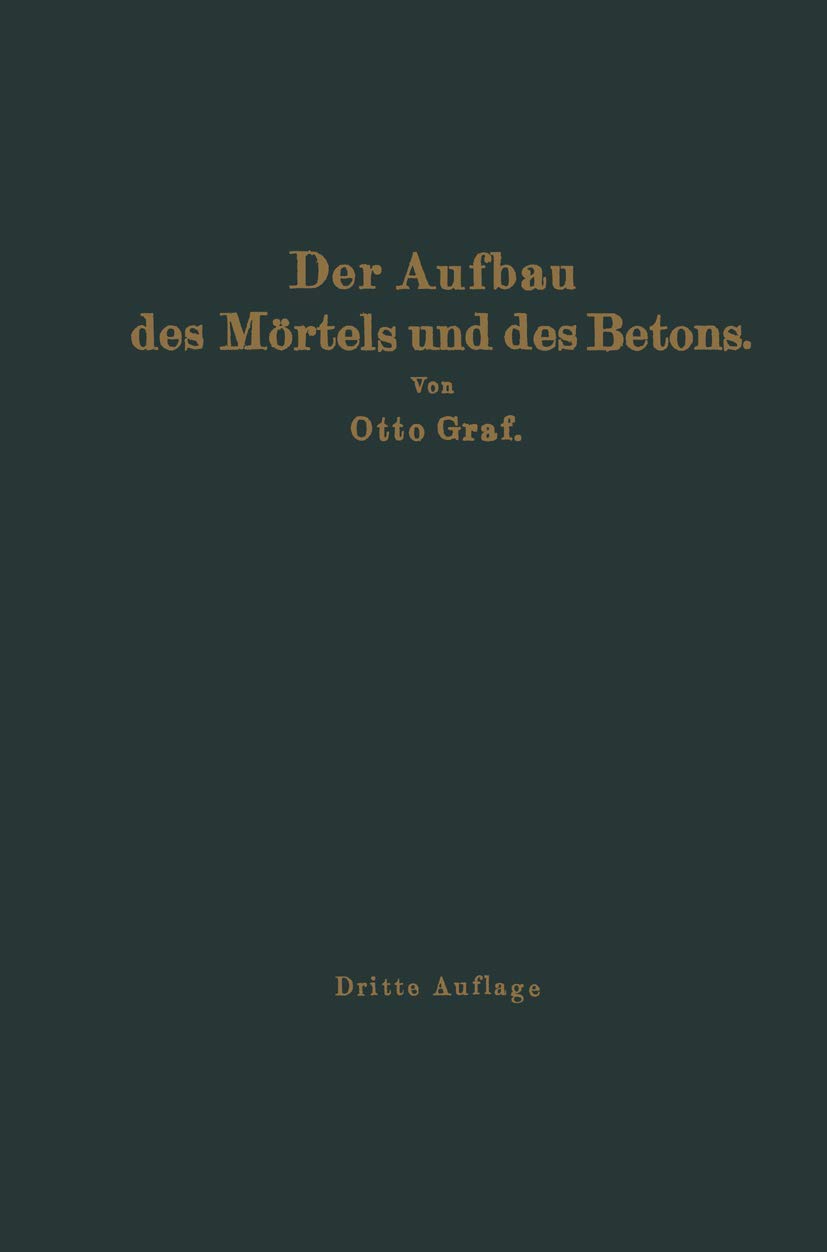 Der Aufbau des Mörtels und des Betons manuel allemand de maçonnerie