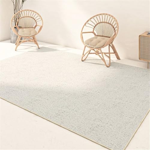 Tapis de salon simple gris grand format 90x150cm et doux