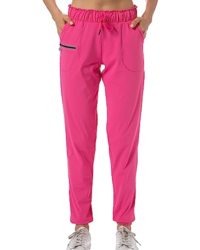 Kcutteyg Womens Joggers with Pockets, Lightweight Quick Dry Athletic Workout Soft Pants for Gym, Yoga, Running2