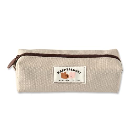 Image of Monolike Block Pencil case (Happy and Lucky Block Pen case, Beige)