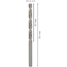 Bosch Professional 10 x Hss-G Metal Matkap Ucu Metal i in,  ap 5,5 mm, Sa lam  izgi, Matkap Aksesuar