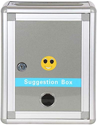 Bhavyam Plastic Wall Mounted Suggestion Box Letter Box for Home and Office griviance or Complain Box Mail Drop Box with Lock and Key for Outside gate(1 pcs) (B0C8P5M52G) Amazon Price History, Amazon Price Tracker