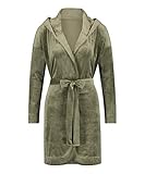 hunkemöller singen Kuschele dich in diesen weichen Bademantel! Er ist aus einem Samtstoff gefertigt, der für Komfort und Wärme sorgt. Außerdem hat er zwei Taschen auf der Vorderseite. Perfekt, um ihn über deinem Lieblingspyjama zu tragen!