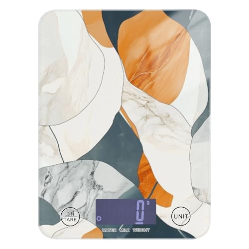 Bilancia da cucina in marmo semplice minimalista impermeabile carino 5 kg/5 g bilancia digitale da cucina con 4 unità per fare sapone cottura pasto preparazione báscula para pesar Personas