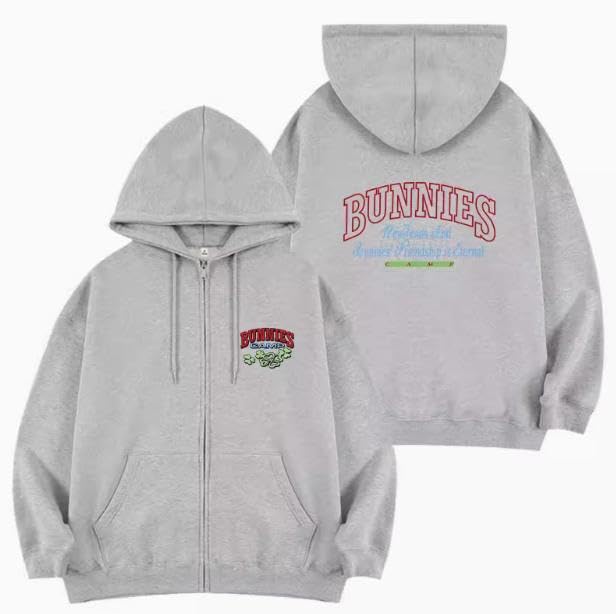 NewJeans ジップパーカー　バニーズキャンプ Fan-made] NewJeans 2023 BUNNIES CAMP Zippered Hoodie – NewJeans