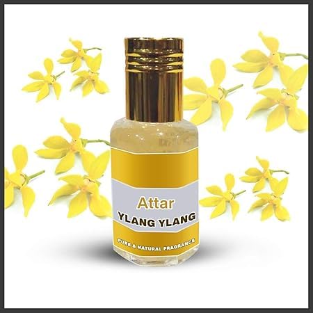Ganesha Arts Ylang Ylang Attar/Pure Ylang Ylang Perfume Fragrance Roll On (25 ML)