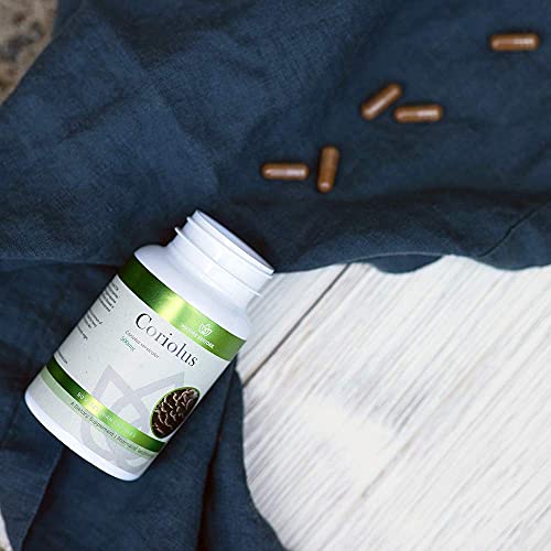 Nature Restore Coriolus Versicolor Mushroom Extract Supplement, 30 Percent Polysaccharides, Non Gmo, Gluten Free, 90 Capsules, Original Turkey Tail Mushroom Supplement #TOP4