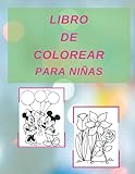  Libro de Colorear Para Niñas: Libro de colorear para niñas: maravilloso y divertido libro de colorear para chicas, de 4 a 8 años, 8.5 \"x 11\" pulgadas, 45 páginas, tamaño de papel grande.