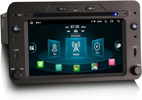 Erisin 8-Kern 4GB RAM+64GB ROM Android 13.0 Autoradio Mit GPS Navi für Alfa