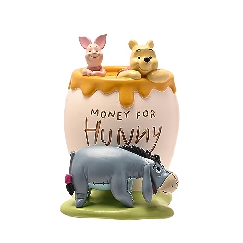 Disney Winnie The Pooh Resin Money Bank 'Money For Hunny'