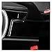 JDQTPOET Compatible for Mazda 3 Axela 2010-2013 Mazdaspeed 3 Piano Black Water Cup Holder Handbrake Plastic Plate Panel Decorative Cover Car Sticker(RHD)
