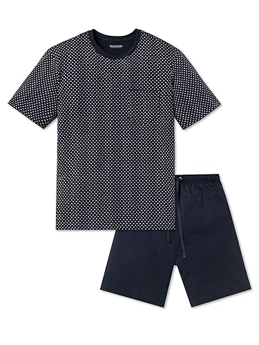Schiesser Schlafanzug Kurz Set di Pigiama, Opaco
