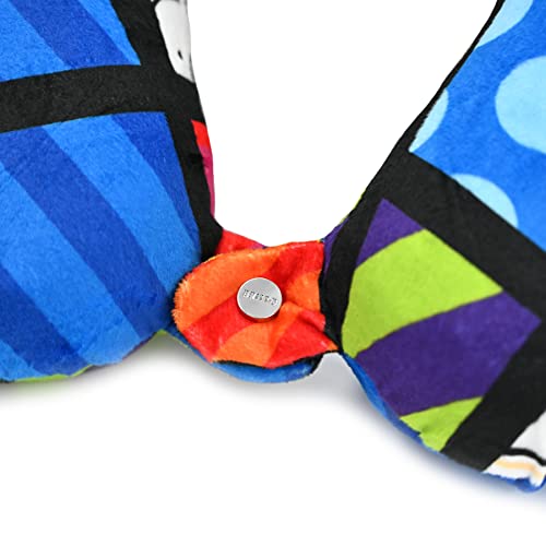 Almohada de viaje Espuma Viscoelástica Azul miniatura 4