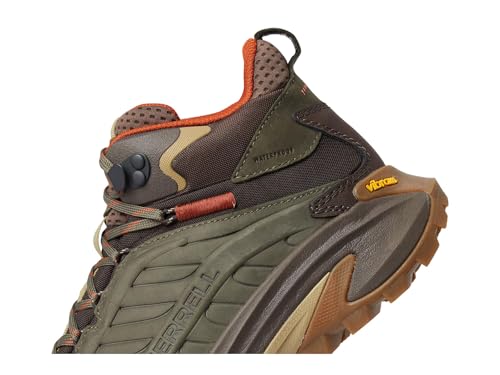 Merrell Merrell Men's Moab Speed 2 Leather Mid Waterproof Hiking Boot Olive 10.5 Medium