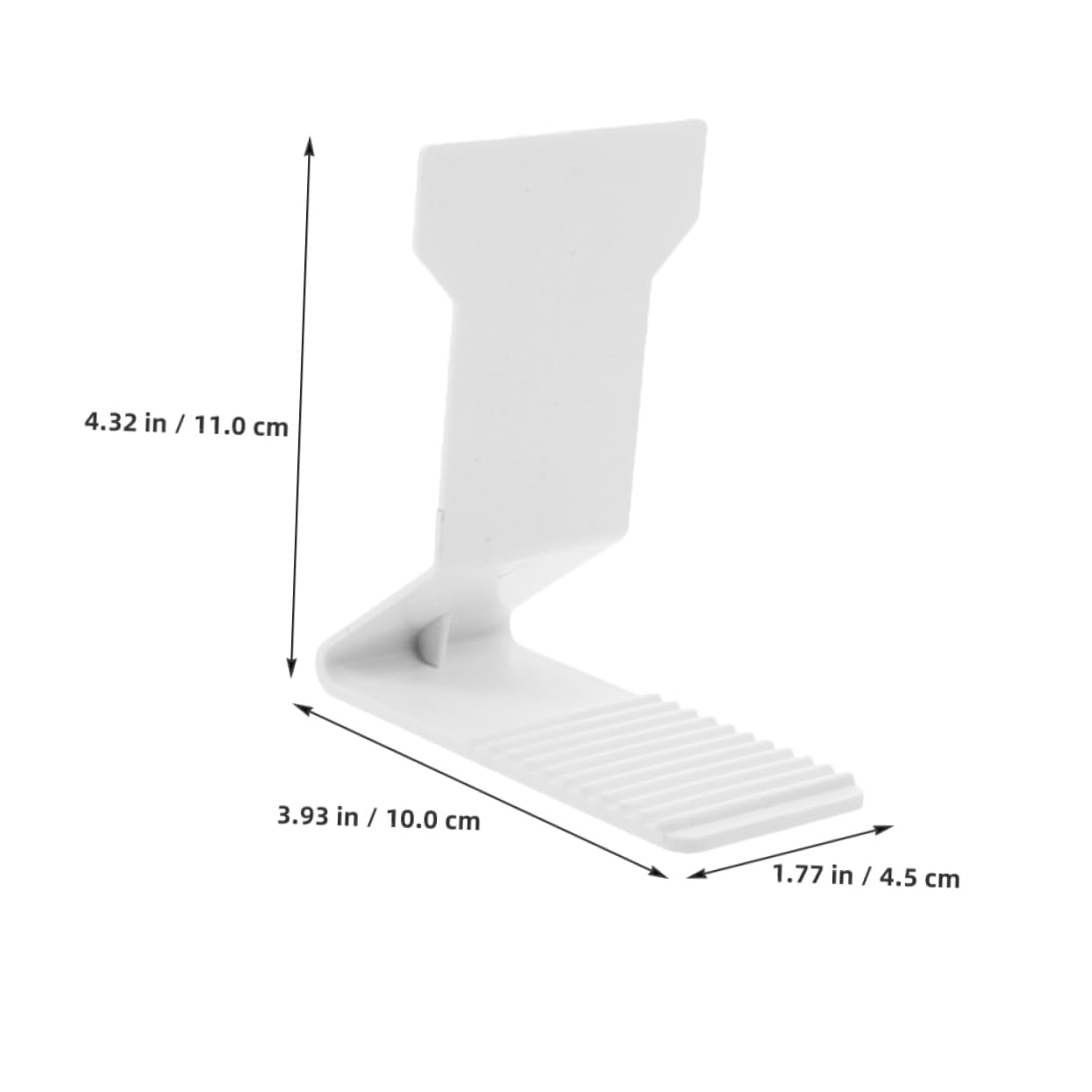 Cabilock Greeting Card Stand 6pcs Plastic Shelf Stabilizer Card Display Rack Anti-tilt Feature