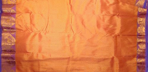 Image of VFCollections Women's Kanchipuram Silk Pure Pattu Sarees With Blouse