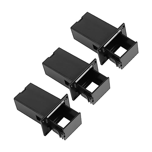 Vaguelly 3Pcs Guitar Pickup Battery Holder Replacement Battery Case for Electric Bass Guitar Durable and Simple Design Convenient Accessory for Music Instruments