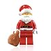 LEGO City Holiday Advent Christmas Minifigure - Santa with Glasses (60155)