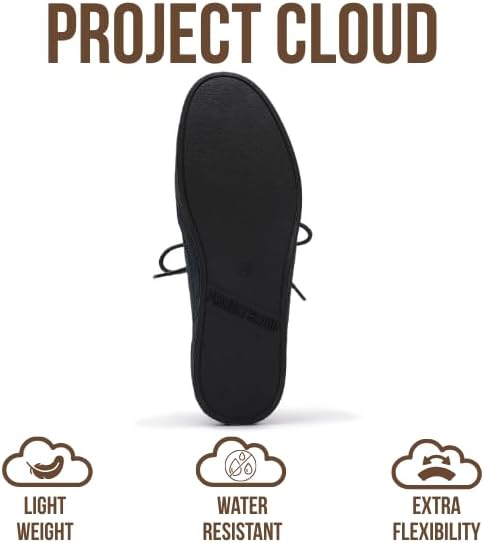 Project Cloud 100% Genuine Leather Mens Loafers - Soft Insole Casual Shoes for Men Non Slip Mens Loafers Dress Shoes - Water-Resistant Loafers for Men(Denver) - Image 4