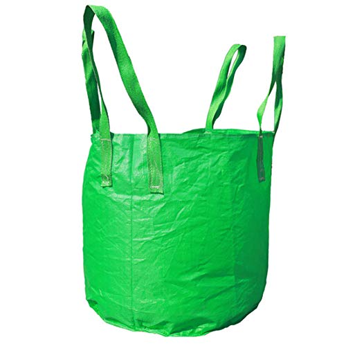 SUSHOP FIBC Bulk Builders Garden Jumbo 1.5 Ton Tonne Bag Waste Sacks Bulk Bag Jumbo Recycle Storage Garden Waste (Green)