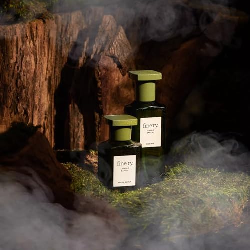Image of Fine'ry Woody Jungle Santal Hair + Body Fragrance Mist Spray for Women & Men, Earthy Scent with Papyrus Wood, Indian Cardamom, Black Oolong Tea, Cruelty-Free, Long-Lasting Gift for Her (5 Fl Oz)