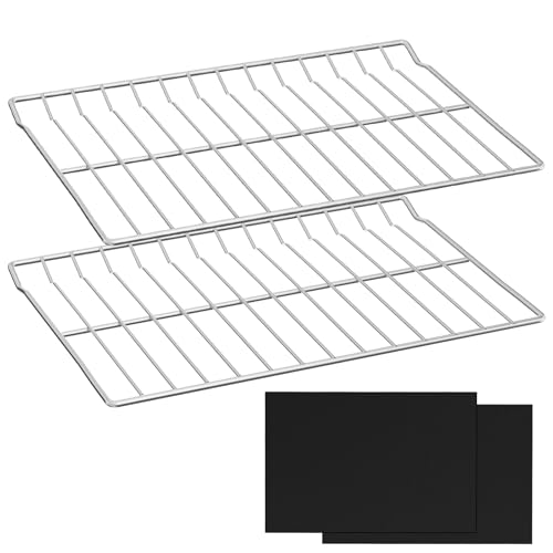 UPGRADE WB48T10095 Oven Rack Stove Replacement For GE Hotpoint Range Stove Parts WB48K5019 23.75*17.32 IN Oven Wire Rack Shelf Replaces WB48K1 WB48K3 WB48K4 WB48K0001 WB48K0003 WB48K0004 Stove Grills