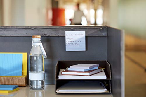 Post-it Super Sticky Notes, 10 x 10 cm, 4 blocos, 2 x The Sticking Power, New York Collection (azul,