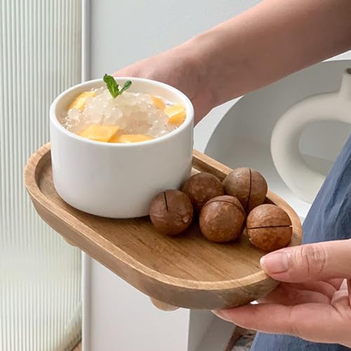 Bandeja de madera multifuncional para servir aperitivos 8