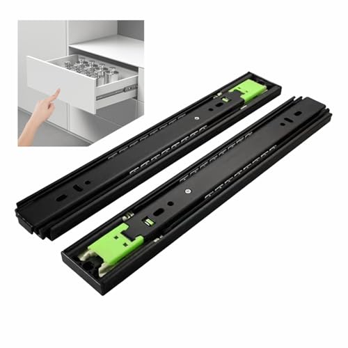 1 Pair Push to Open Drawer Slides, 10 12 14