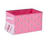 Idea Nuova Dreamworlds Trolls Kids Collapsible Storage Organizer Bin with Front Pocket,9' H x 10' W x 15' L