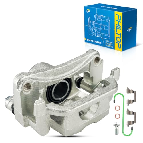 Image of PHILTOP Rear Left Brake Caliper for INFINITI G35, Nissan 350Z | Rear Left Caliper. Fits 2008-2005 INFINITI G35, 2006-2009 Nissan 350Z, and more. Replaces OE: 44011EG00A, 19B2792A