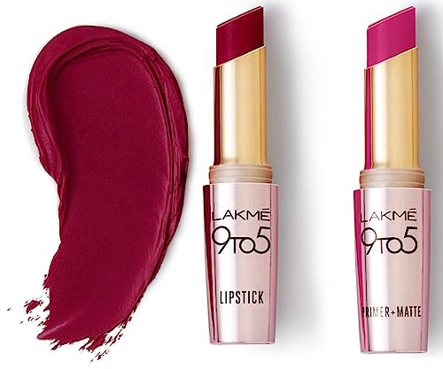 LAKMÉ Lip Color Deep Wine (Matte) & LAKMÉ Lip Color Plum Pick (Matte)