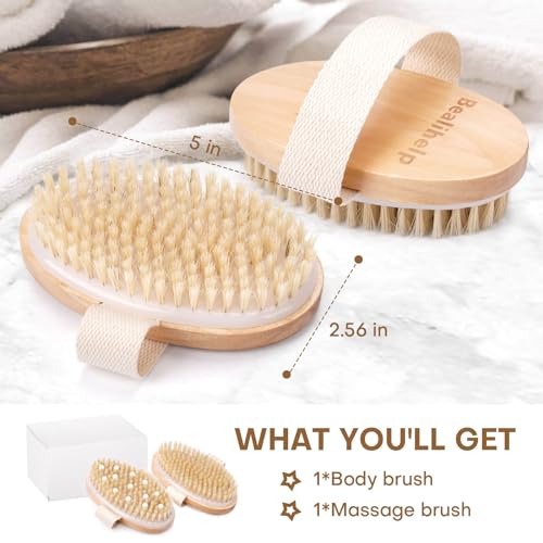 Bealihelp B_B01 2 Pack Dry Brushing Body Brush thumb #1