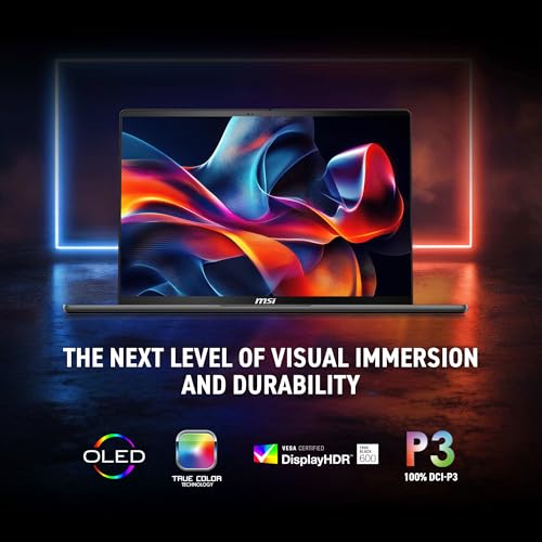 Image of msi Stealth 16 AI+ 16 inch 240Hz QHD+ OLED Gaming Laptop: Intel Core Ultra 9 386H, NVIDIA Geforce RTX 5070Ti, 32GB DDR5, 1TB NVMe SSD, Wi-Fi 7, Win 11 Home: Charcoal Black B3WH-036US
