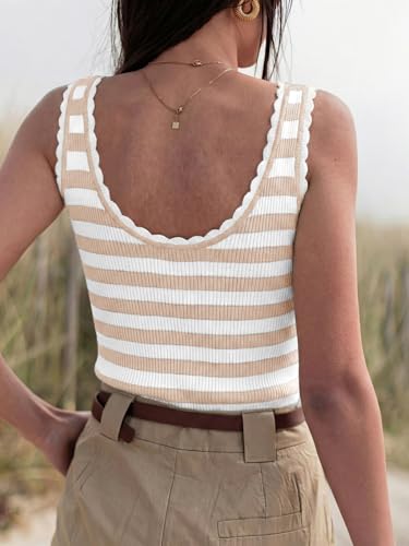 Image of Tankaneo Womens V Neck Tank Tops 2026 Sleeveless Ribbed Knit Shirts Summer Casual Sexy Sweater Vest