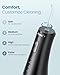 Onlyone Water Dental Flosser, 300ML Portable Oral Irrigator for Teeth, 4 Modes and 5 Jet Tips,Rechargeable Irrigation Cleaner,Electric Flossing Machine Power Flossers & Irrigator Accessories Black