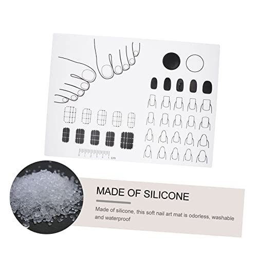 Mantel de silicona para manicura y arte de uñas acrílicas miniatura 2