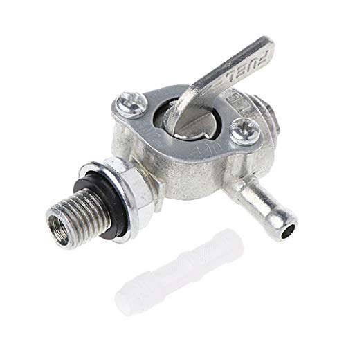 LAOSI Metal Plastic Gas Tank Fuel Switch Shut Off Valve Pump Tap Petcock for Gasoline Generator Engine Oil Tank