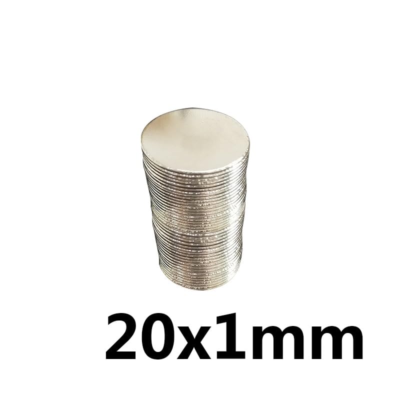 10/20/50PCS 20x1 mm Super Magnetic Rare Earth 20x1mm Round 20mmx1mm Fridge Permanent Neodymium 20 * 1 Magnet(50)