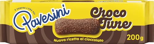 Pavesi Pavesini Biscotto Leggero al Gusto Cacao, 200g