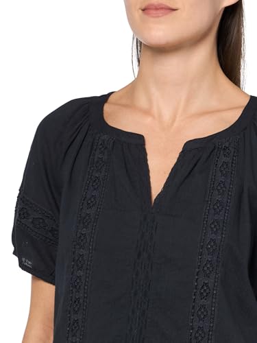 Lucky Brand Women's Lace Inset Peasant Blouse3