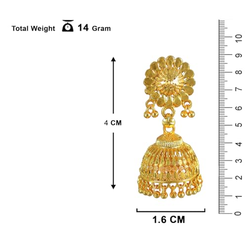 Image of JFL - Jewellery for Less Gold Plated Copper Earrings For Women