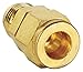 Parker 6-6 XHBZ-B-GR 3/8" Cpi x Flare Brass 37 Degree Flare Connector