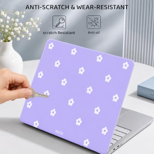 Image of MOCA Case Compatible with MacBook Air 13 inch M5 M4 M3 M2 2026-2022 Hardshell Cover for MacBook Air 13.6, A3449 A3240 A3113 A268