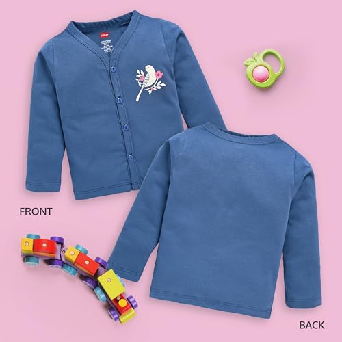 Image of LuvLap Unisex Cotton Regular Fit Jhabla Shirt