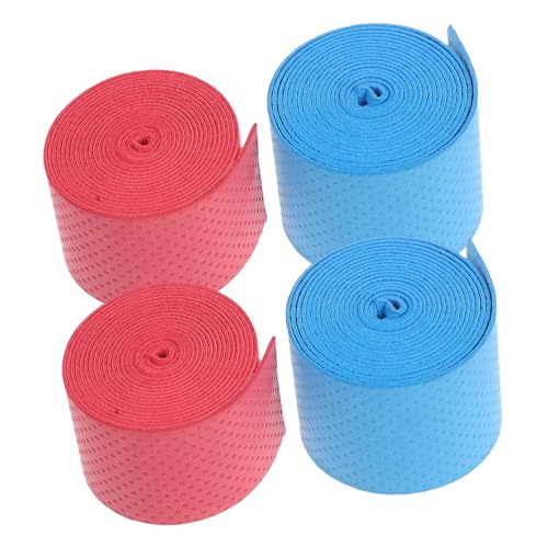Abaodam 4Pcs Slip Drumstick Grip Tape Sweat Resistant Handle Wrap for Drumsticks Noise Dampening Easy Replacement Drumming Accessories