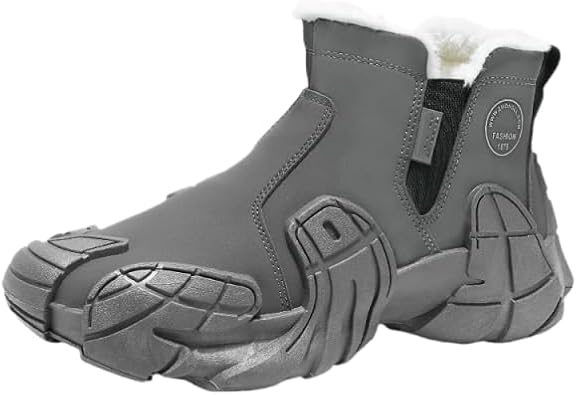 Fashion Sneakers - Casual & Stylish, Thick Sole for Height Boost, Non-Slip & Durable, Warm Faux Leather for All Seasons