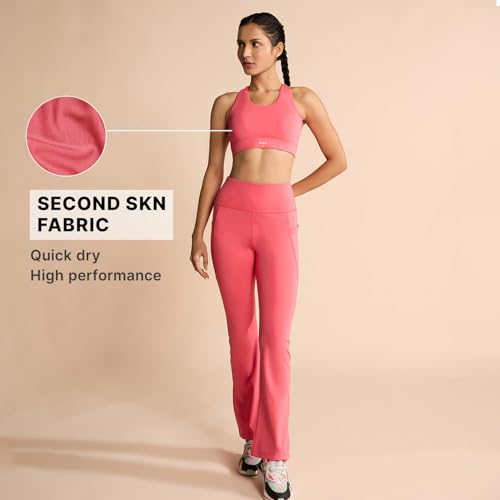 Image of Kica Crostini Full Coverage Sports Bra - High-Impact Support & Quick-Dry KICASKN Fabric