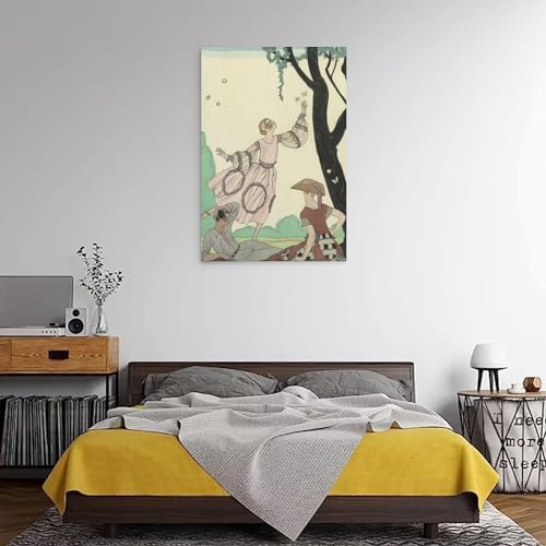 Toile George Barbier Papillons pour créer un salon art déco chic